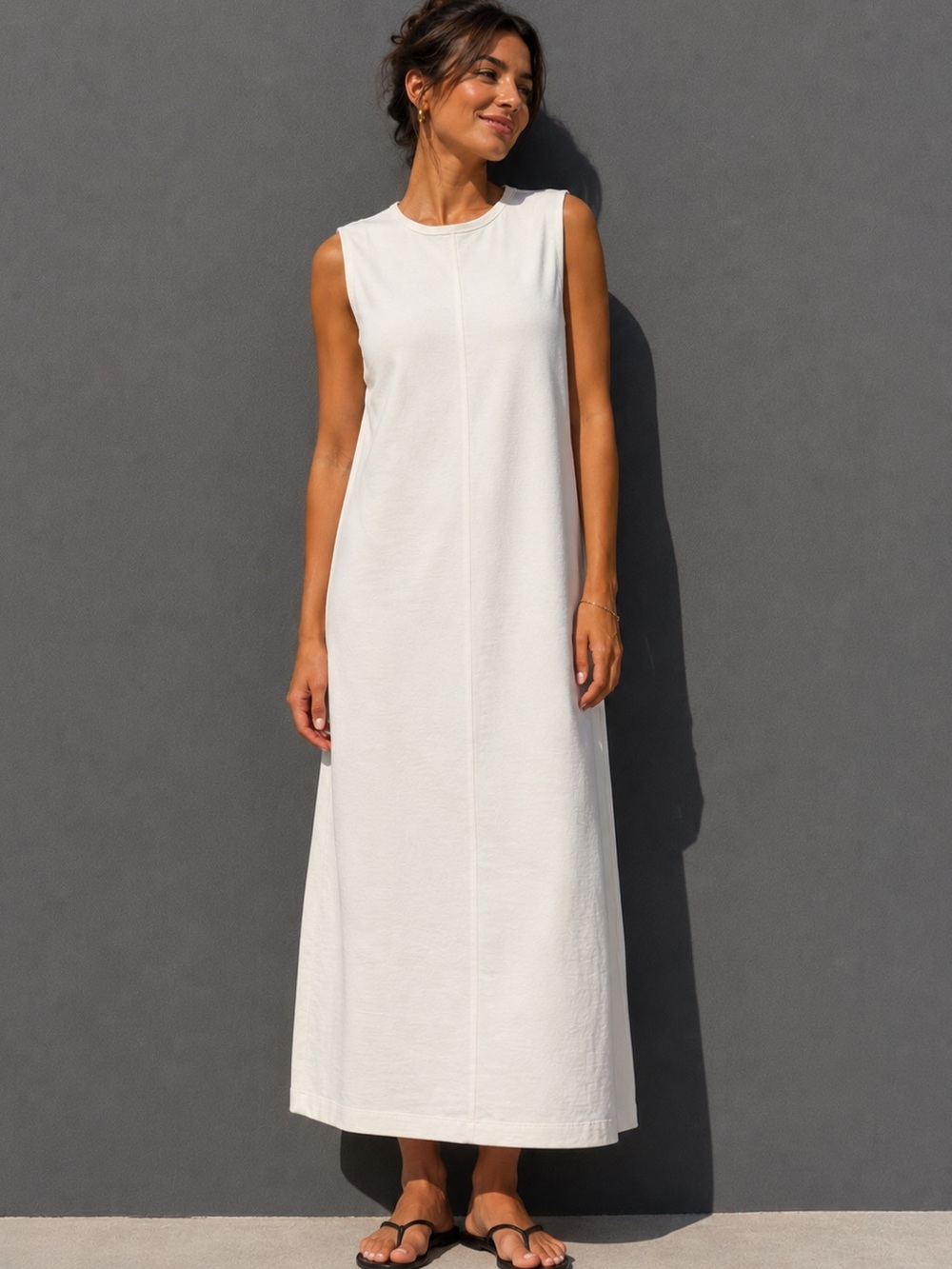 Free People Beach 100% Cotton Maxi Dress – Ivory/Cream – Size M